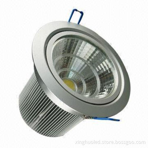 COB ceiling downlight, 30W Epistar COB, 80-90lm/W, 2,700-7,000K available, 3 years warranty